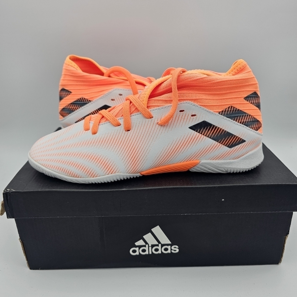 Adidas Nemeziz.3 IN J 'Tension Tape- Screaming Orange' Soccer Shoes
